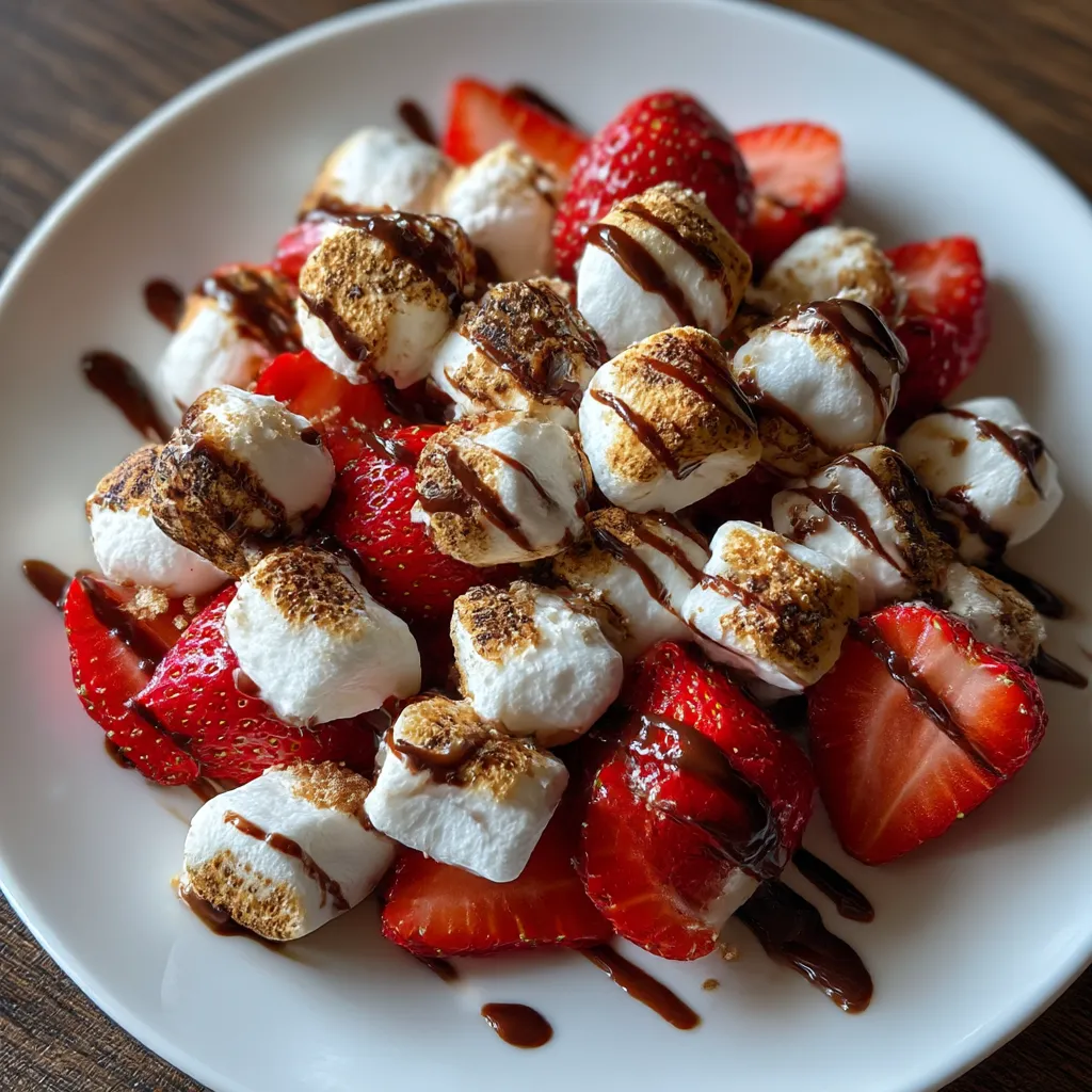 Toasted Marshmallow Strawberries