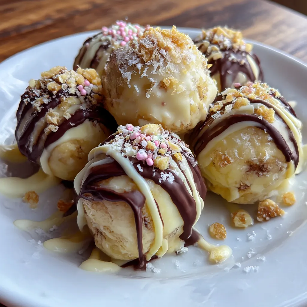 Banana Split Truffles