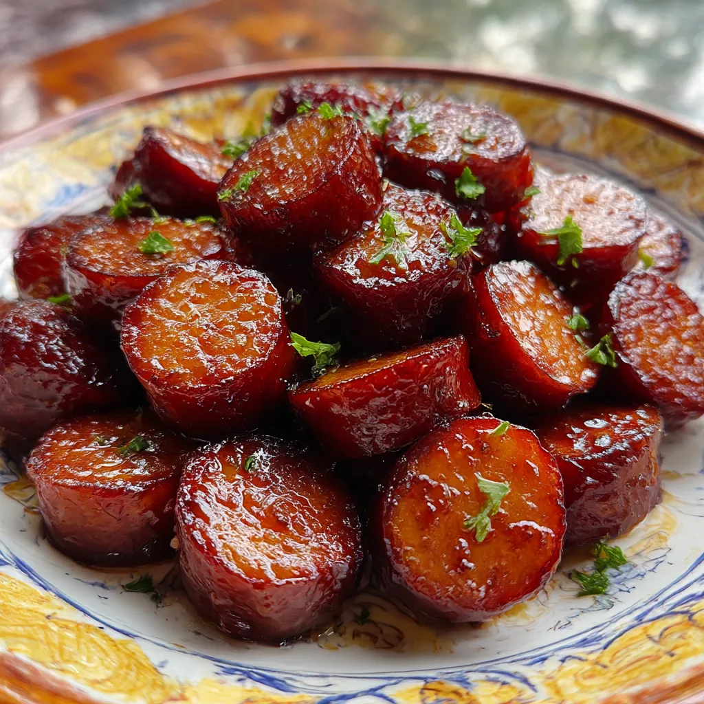 Candied Kielbasa Bites