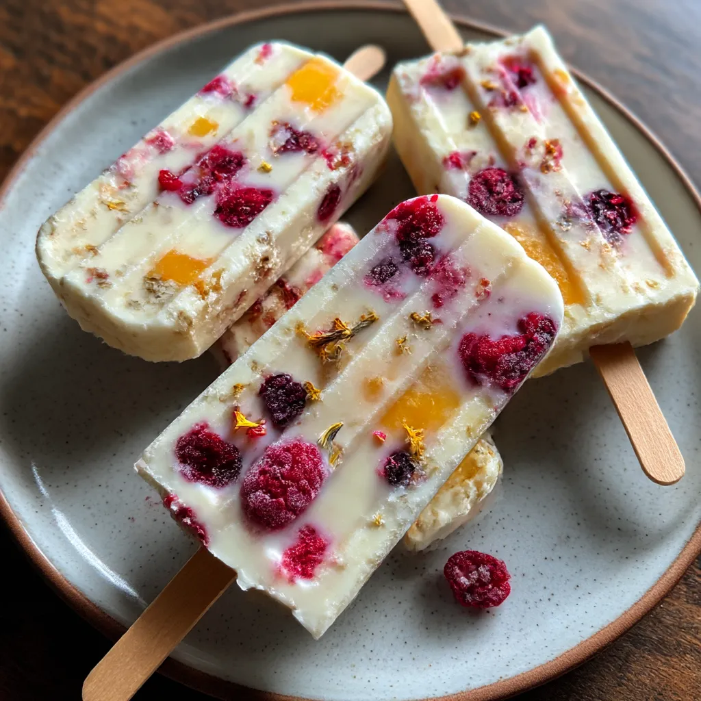 Fruity Yogurt Pops
