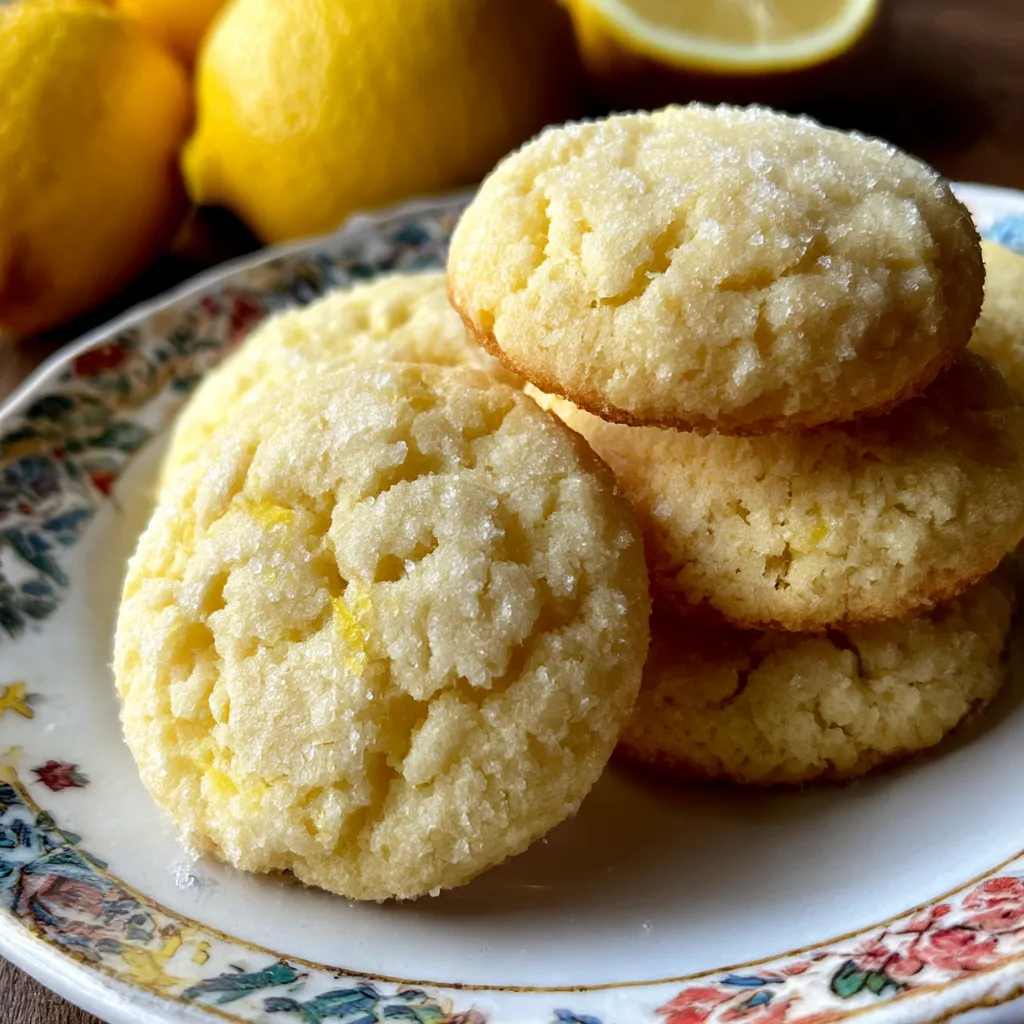Soft & Chewy Lemon Cookies