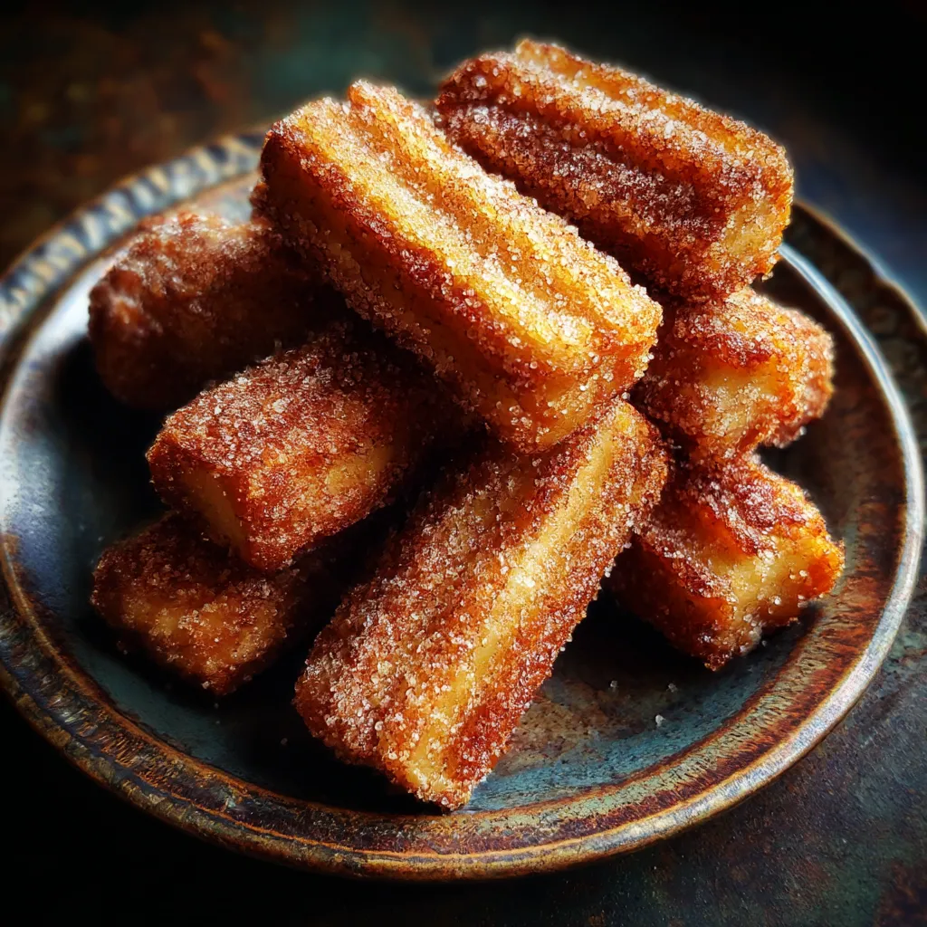Crispy Fried Cinnamon-Sugar Churro Bites