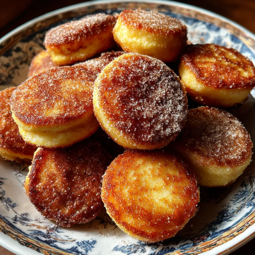 Sweet Fluffy Cinnamon-Spiced Pancake Bites