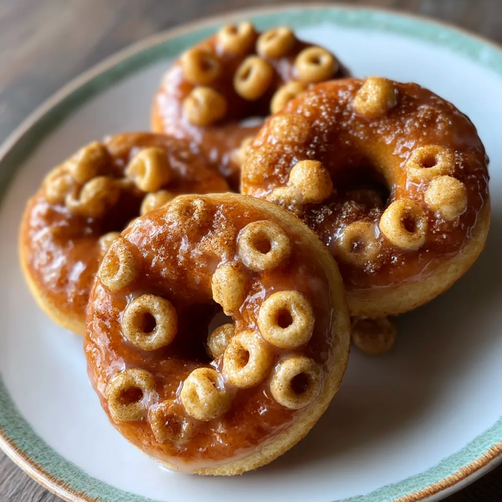 Mini Doughnut Hot Buttered Cheerios