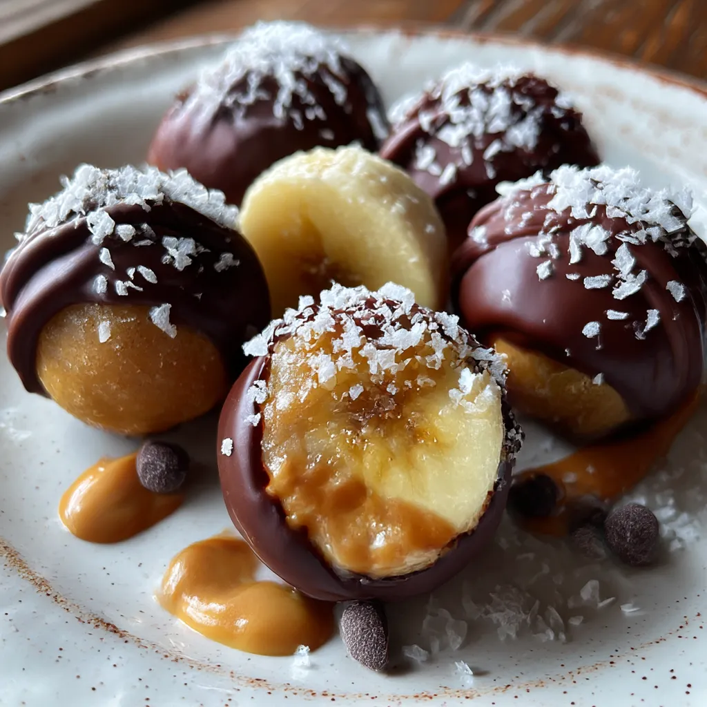 Chocolate Banana Peanut Butter Bites