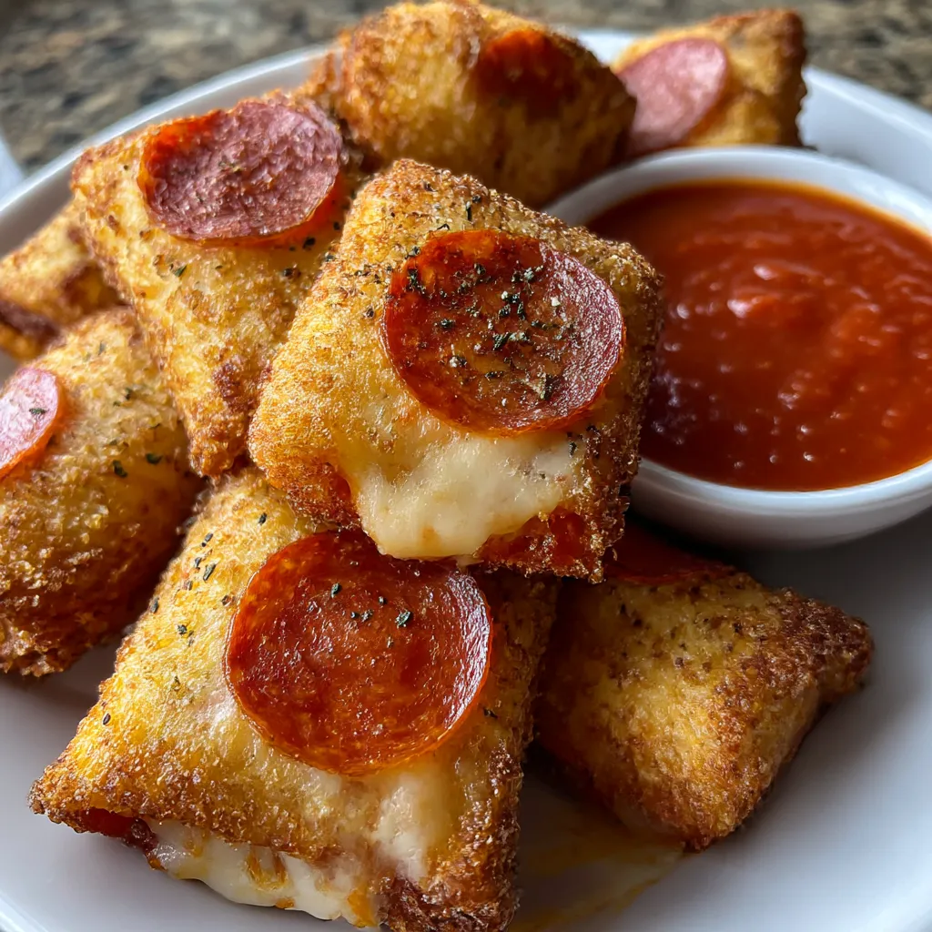 Crispy Air Fryer Pizza Rolls