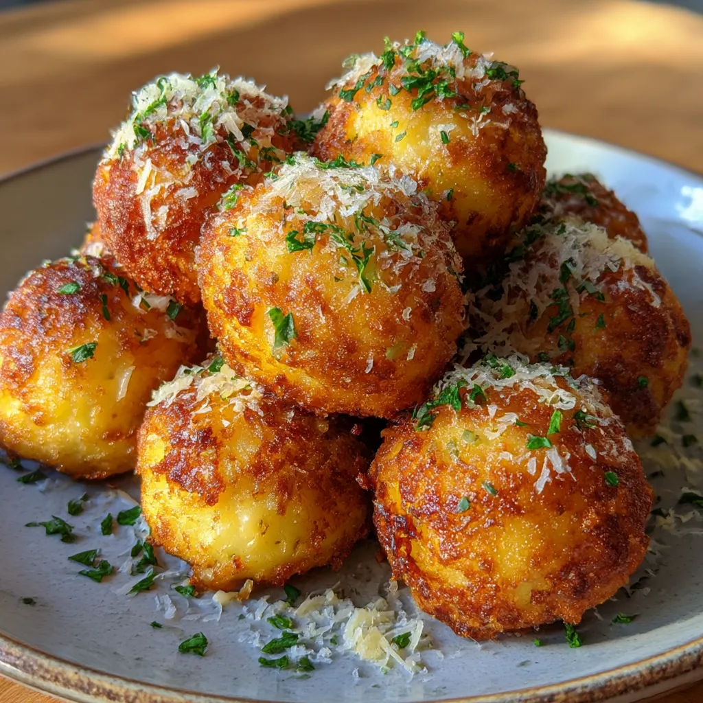 Crispy Cheesy Potato Balls