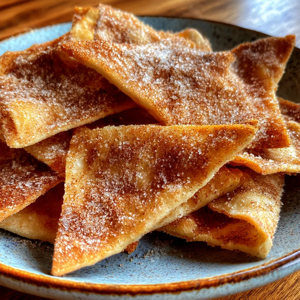 Cinnamon Sugar Tortilla Chips