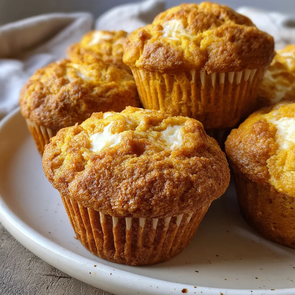 Pumpkin Cream Cheese Muffins