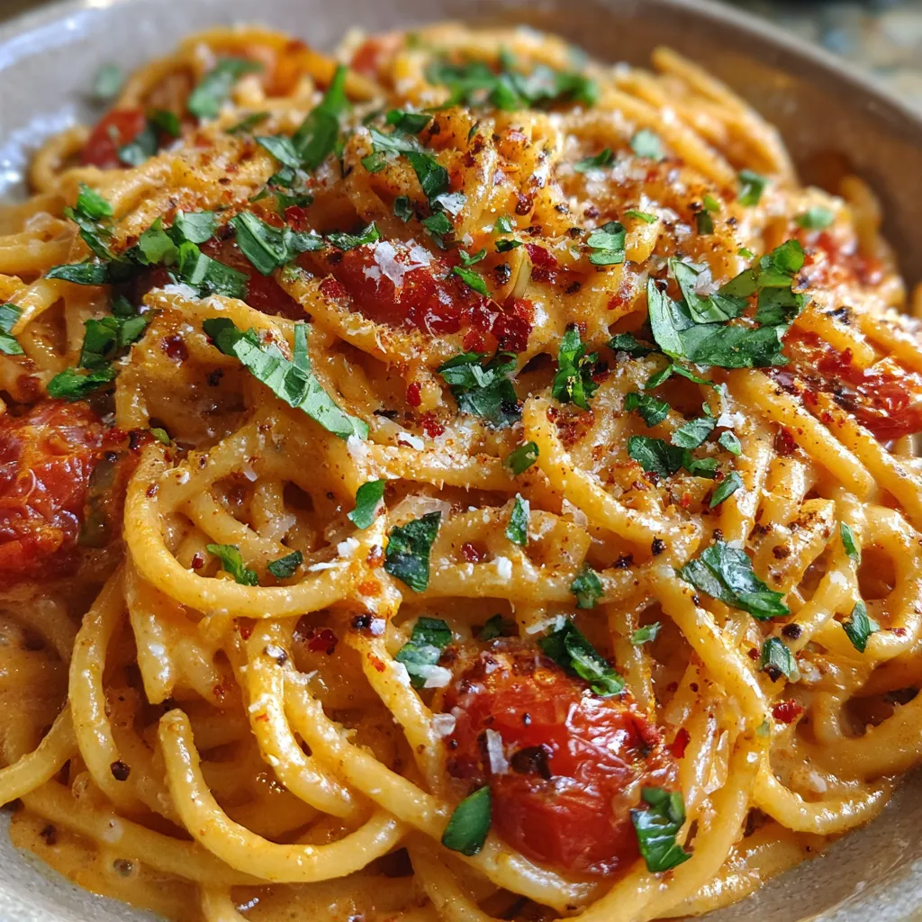 One Pan Creamy Tomato Pasta