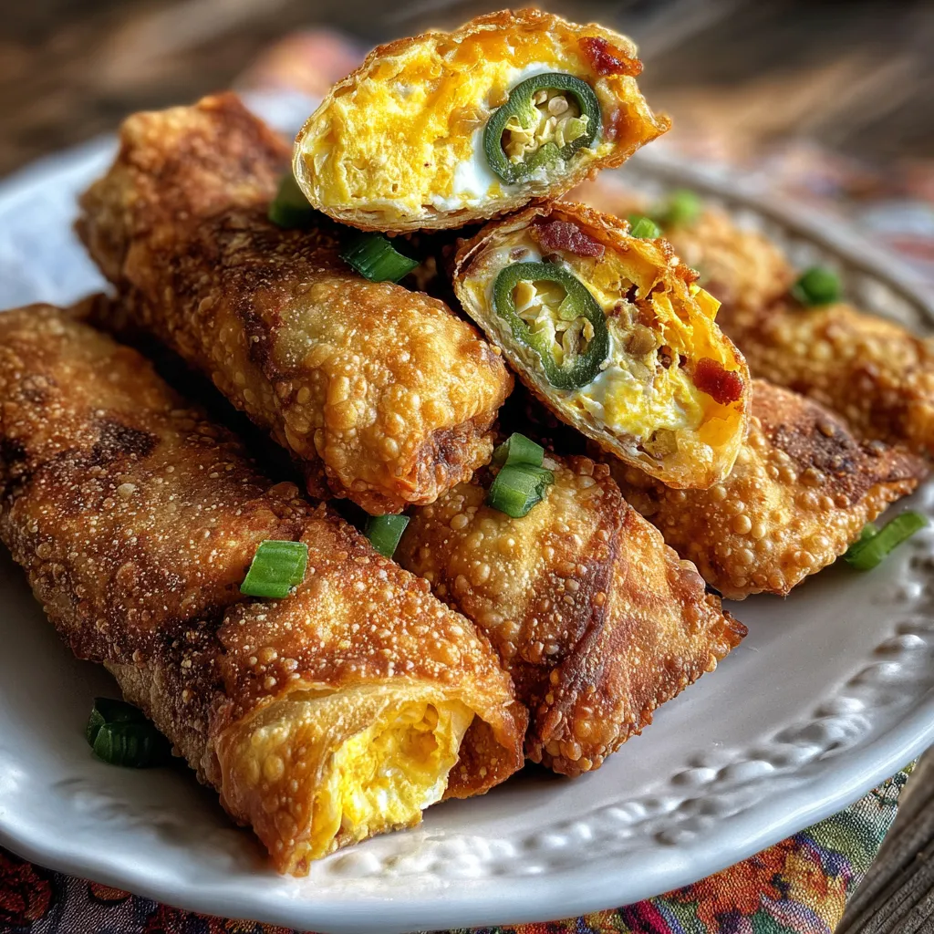 Jalapeño Popper Egg Rolls