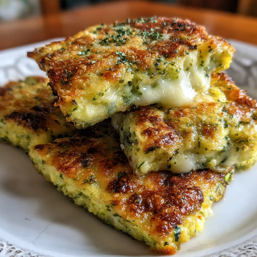 Cheesy Baked Zucchini Slices