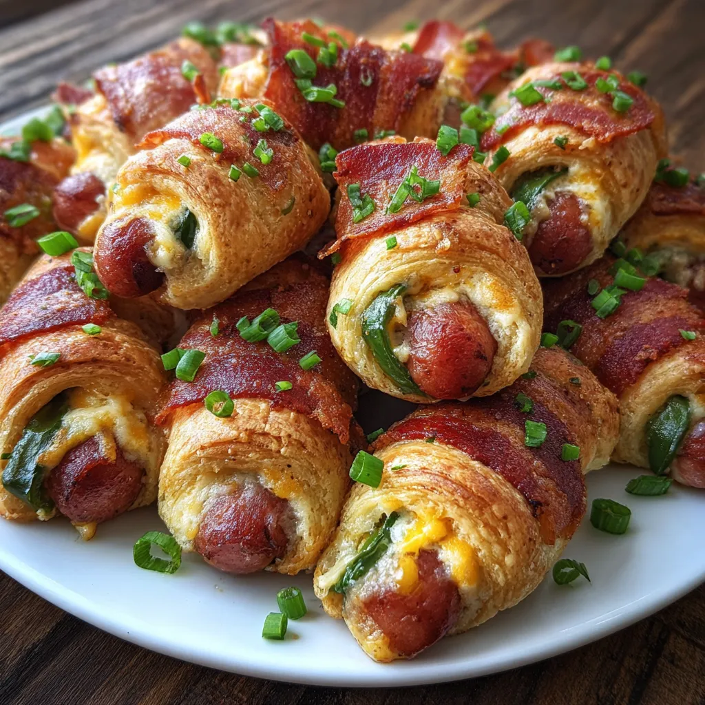 Jalapeño Popper Pigs in a Blanket