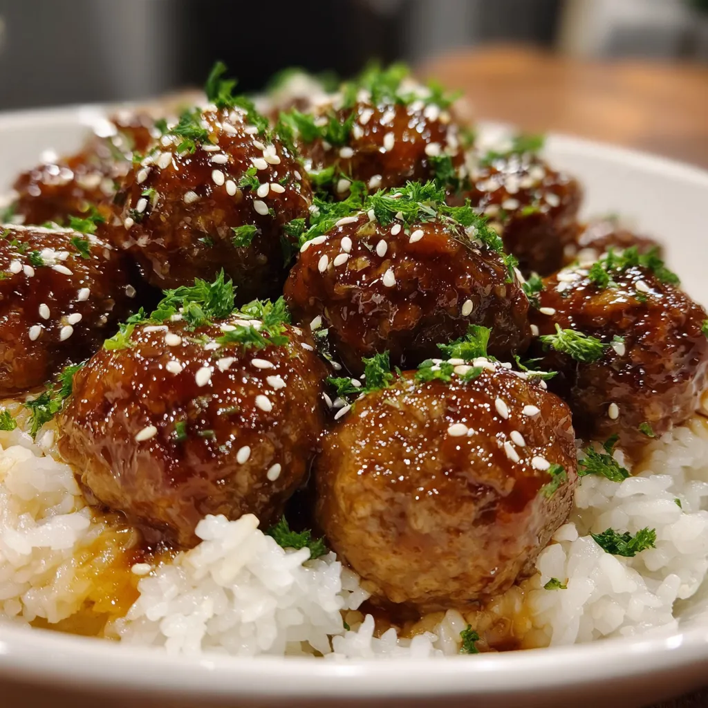 Slow Cooker Teriyaki Meatballs