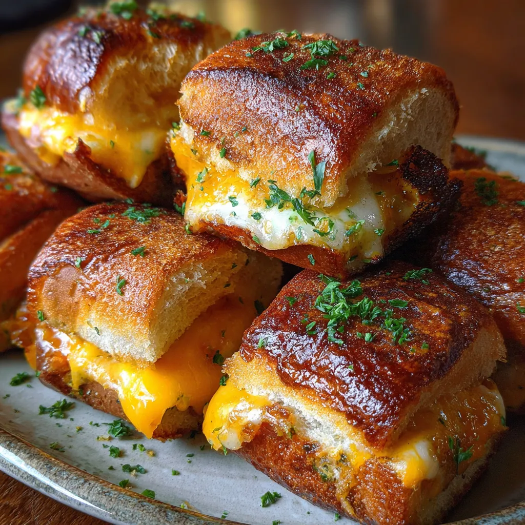 Mini Grilled Cheese Hawaiian Rolls