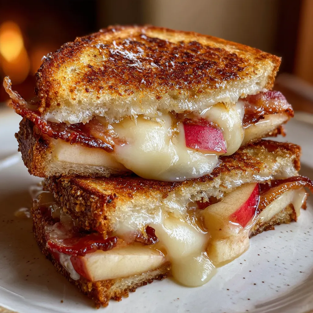 Gouda Honeycrisp Apple Bacon Grilled Cheese