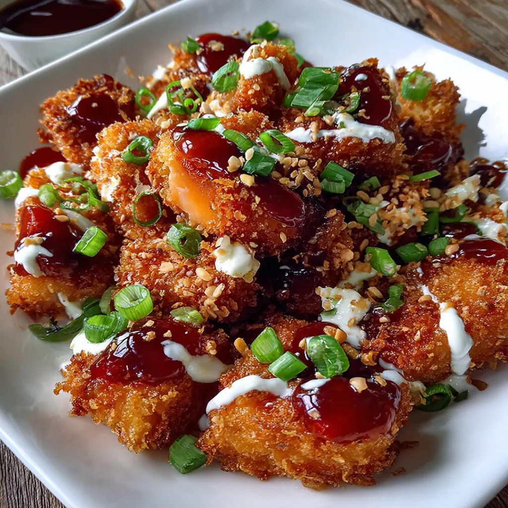 Crispy Bang Bang Salmon Bites