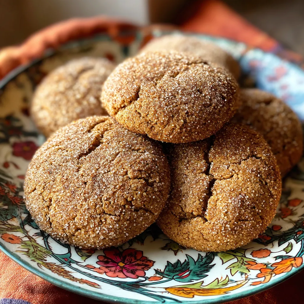 Baked Crispy Spiced Chai Cookies